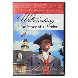 Williamsburg The Story Of A Patriot DVD 2004 Digitally Restored Excellent Film